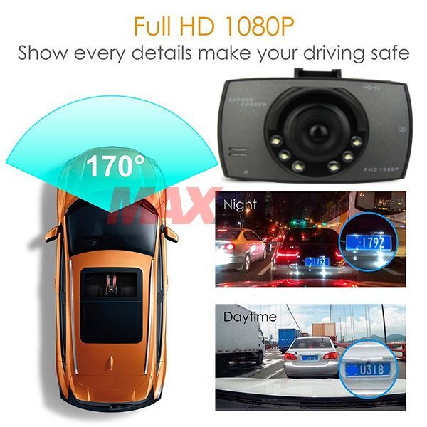 Buy Car Driving Video Recorder Camera DVR 2.7" FULL HD 1080P With Built
